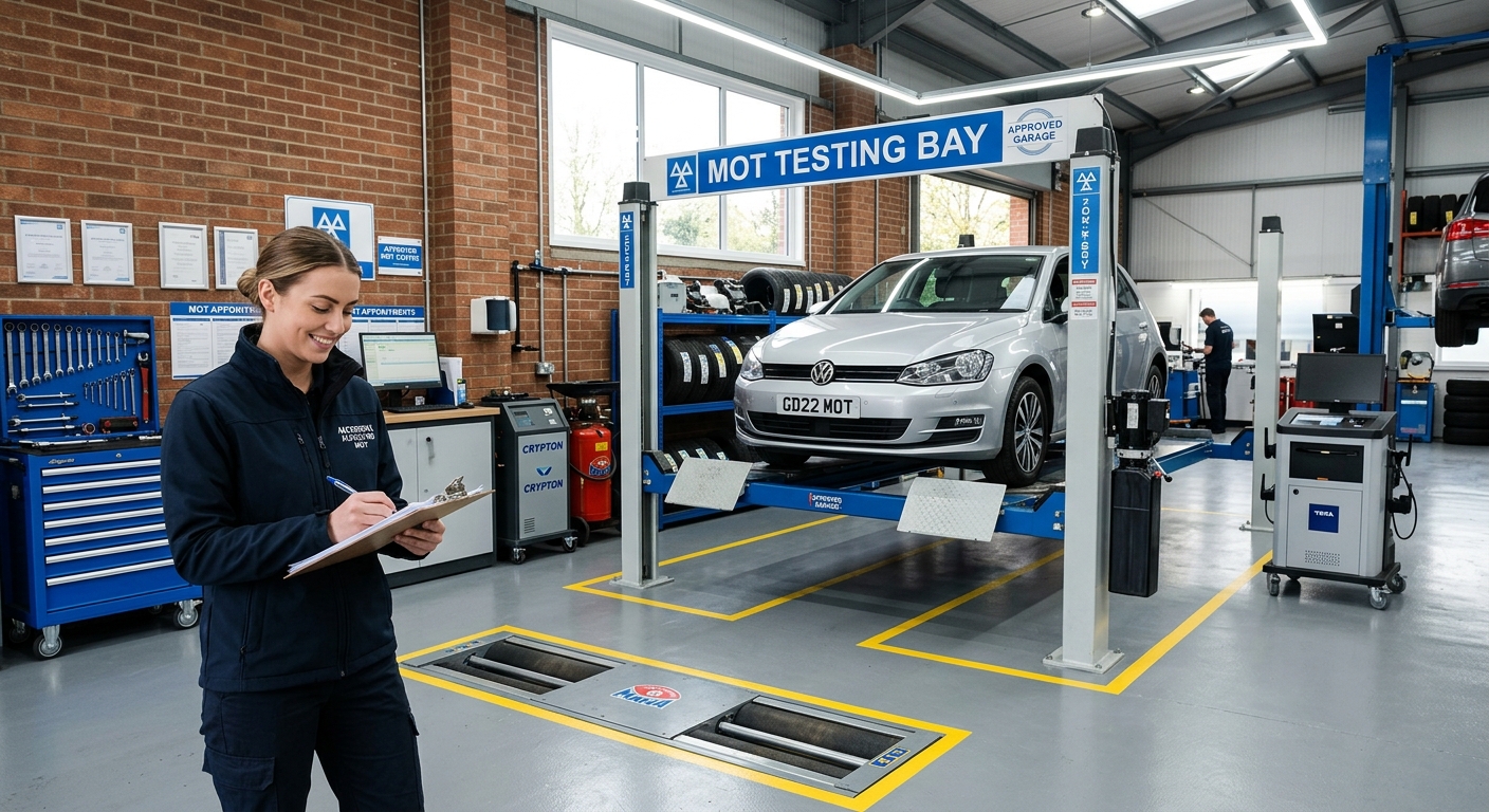 City MOT workshop MOT bay